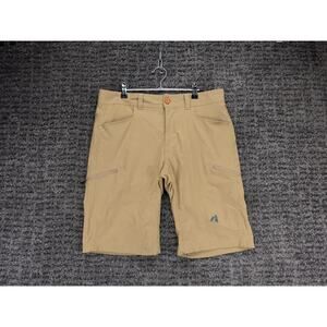 Eddie Bauer Shorts Mens 34 Khaki Tan First Ascent Cargo Stretch Hiking Gorpcore
